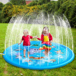 170cm Inflatable Spray Water Cushion Summer Kids Play Water Mat Lawn Games Pad Sprinkler Play Toys Outdoor Tub Swiming Pool