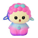 Jumbo Kawaii Colorful Galaxy Unicorn Squishy Doll Slow Rising Stress Relief Squeeze Toys for Baby Kids Xmas Gift 12*6*5CM